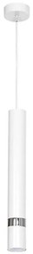 Lampadario su cavo JOKER 1xGU10/25W/230V bianco/cromo lucido