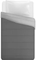 Piumino singolo microfibra Datex fumo grigio