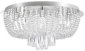 Zuma Line 19157M - Plafoniera SENSI 6xG9/25W/230V diametro 45 cm cromo