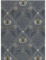 Morris & Co Carta da parati Pure Trellis - Black Ink