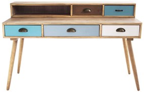 AJ - Scrivania in mdf multicolor