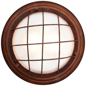 Brilliant - Plafoniera TYPHOON 2xE27/30W/230V rosso-marrone