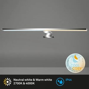 Briloner 2299-018 -Illuminazione specchio da bagno LED dimmerabile LED/8W/230V IP44
