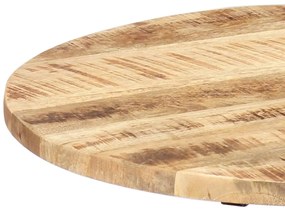 Tavolino 60x(46-63) cm in legno massello di mango e ghisa