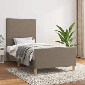 Giroletto Senza Materasso Tortora 100x200 Cm İn Tessuto /