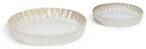Kave Home - Set Sheilyn di 2 teglie da forno beige Ø 19 cm / Ø 27 cm