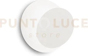 Tick applique a parete led 3000 k 7,5w  700 lm in metallo e vetro b...