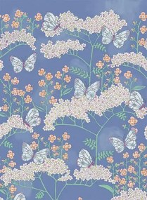 Eijffinger Carta da parati Butterflies and Flowers - 383620