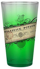 Bicchiere bibita Harry Potter in vetro 400 ml