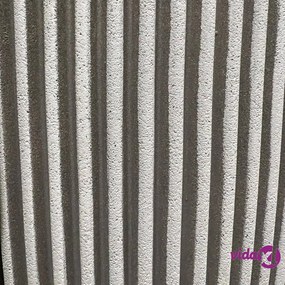 Capi Vaso Elegante Groove 34x46 cm Avorio