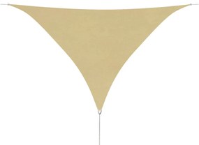 Parasole A Vela Oxford Triangolare 5x5x5 M Beige /