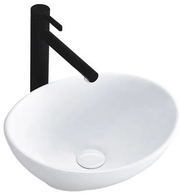 REA-U0623 - Lavabo da appoggio SOFIA MINI 27x34 cm ceramica/bianco lucido