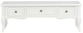 280048  mobile porta tv bianco 100x35x35 cm in legno