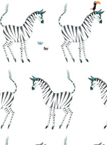 Kindertapete Zebra von KEK Amsterdam - White