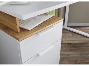 Tavolo da lavoro con piano bianco 61x140 cm Hasselt - Germania