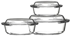 Set di pirofile in vetro 3 pz 21x24 cm Ovenlove - Premier Housewares
