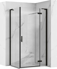 Cabina doccia REA Hugo Black 90x80