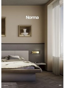 Redo 01-4661 - Lampada da parete LED NORMA LED/5W/230V + LED/3W CRI 90 USB dorata