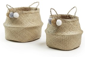Kave Home - Set Thai 2 cesti naturale