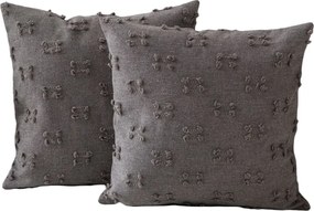 Federe decorative in set 2 pz 43x43 cm Tuffet – Mioli Decor