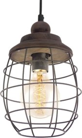 Eglo 49219 - Lampadario BAMPTON 1xE27/60W/230V