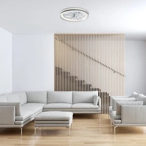 Rabalux 71335-LED Plafoniera dimmerabile con ventilatore FANRICIUS 40W/230V 3000/4000/6000K+RC