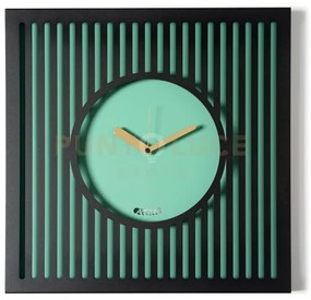 Orologio da parete elegante tiffany grande nero,verde acqua