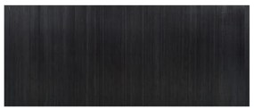 Divisorio ambienti nero 165x400 cm in bambù