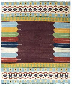 Kilim Tappeto 170 x 200 (Iran) Tessuto A Mano