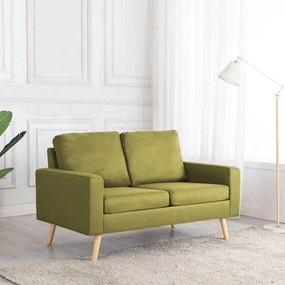 Divano A 2 Posti Verde İn Tessuto /