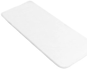 Tappetino da bagno bianco 50x120 cm Vitamine - douceur d'intérieur