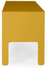 Cassettiera TV gialla , larghezza 137 cm Uno - Tenzo
