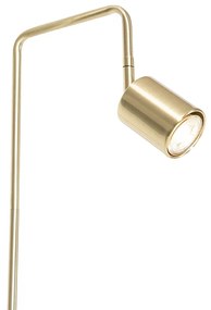 Lampada da terra moderna in ottone regolabile - Java