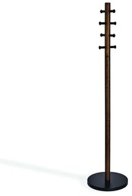 Appendino in legno nero in gomma naturale Pillar - Umbra