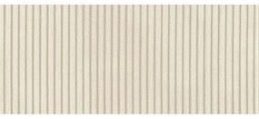 Chaise longue beige con rivestimento in velluto a coste Lord – Ropez