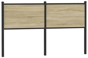 Testiera Sonoma 150 Cm İn Legno Multistrato E Acciaio /