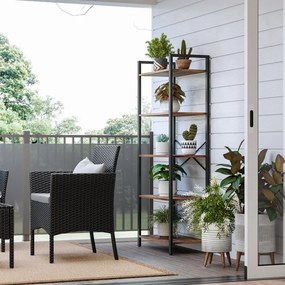 Libreria NAVARO marrone/nera