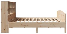 Letto libreria senza materasso 180x200 cm in legno di pino