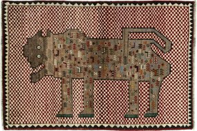 Gabbeh Tappeto 160 x 110 (Iran) Annodato A Mano