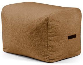 Puof a sacco marrone con rivestimento in bouclé Plus 70 Lounge – SLOWDOWN