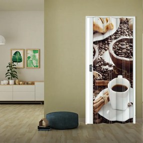 Porta a soffietto Bar in pvc multicolore L 89.5 x H 214 cm