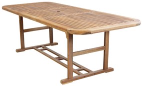 TURRIS - tavolo da giardino allungabile in legno massiccio di acacia