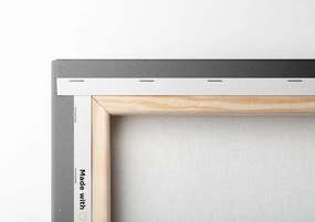 Stampa su tela – Pianeta futuristico in bianco e nero