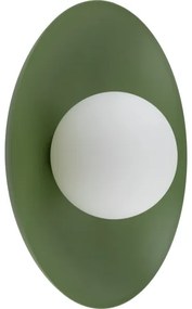 Applique SLATE 1xG9/8W/230V diametro 28 cm verde