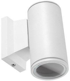 Aigostar - Applique da esterno 1xGU10/230V bianco IP65 arrotondato