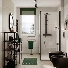 Rubinetto per bidet Neo SENSEA nero spazzolato opaco