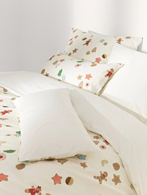Copripiumino in cotone percalle di design Cookies di Kera Till