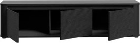 Mobile TV Da Terra 3 Ante 170x40x40 Design Moderno Lehman Rovere Nero