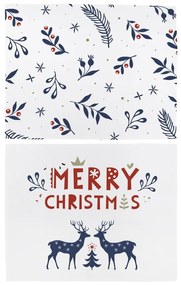 Tovagliette di stoffa natalizie in set da 2 45x35 cm Merry Blue Christmas - Butter Kings