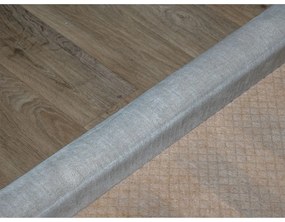 Letto matrimoniale imbottito grigio chiaro con contenitore con griglia 180x200 cm Jade - Bobochic Paris